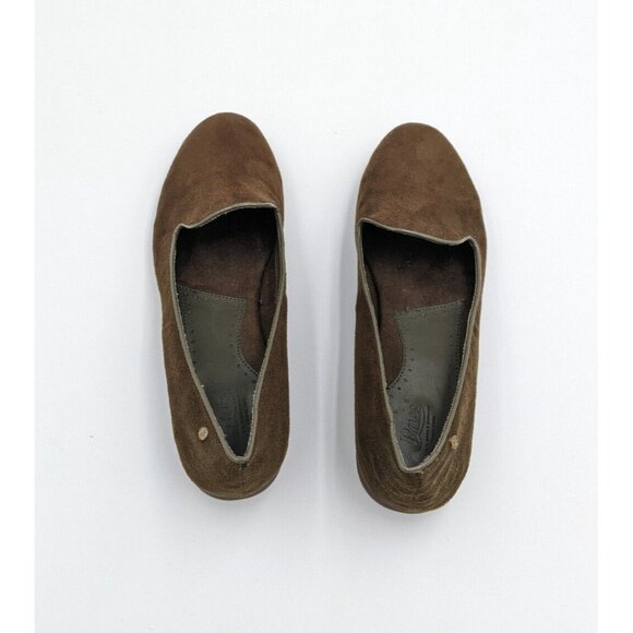 Bass Women's Flats Size 9 M Green Faux Suede Loafer Ballet - Picture 9 of 12